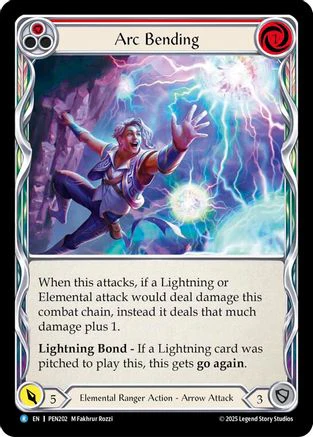 Arc Bending (Red) (PEN202) - Compendium of Rathe Rainbow Foil