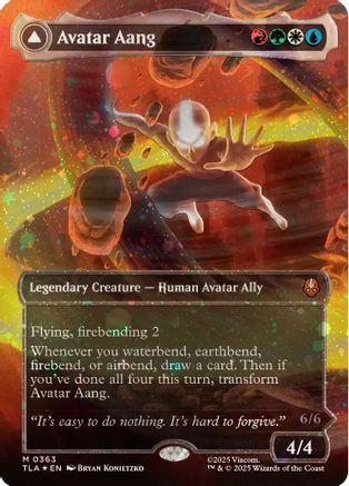 Avatar Aang (Raised Foil) [Avatar: The Last Airbender] - Image 3