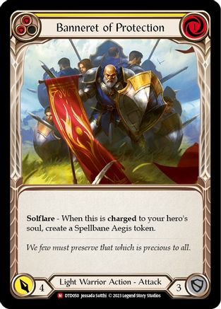 Banneret of Protection [DTD050] (Dusk Till Dawn)  Rainbow Foil - Image 3