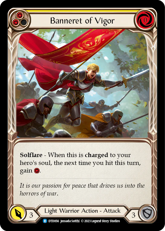 Banneret of Vigor [DTD056] (Dusk Till Dawn)  Rainbow Foil - Image 2