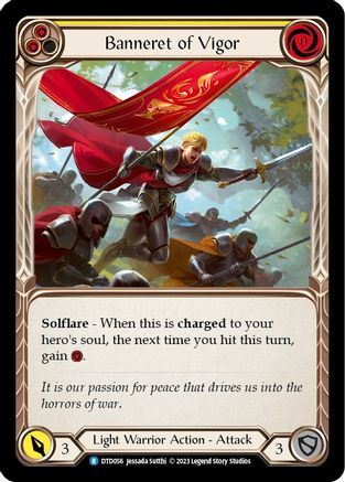 Banneret of Vigor [DTD056] (Dusk Till Dawn)  Rainbow Foil - Image 3