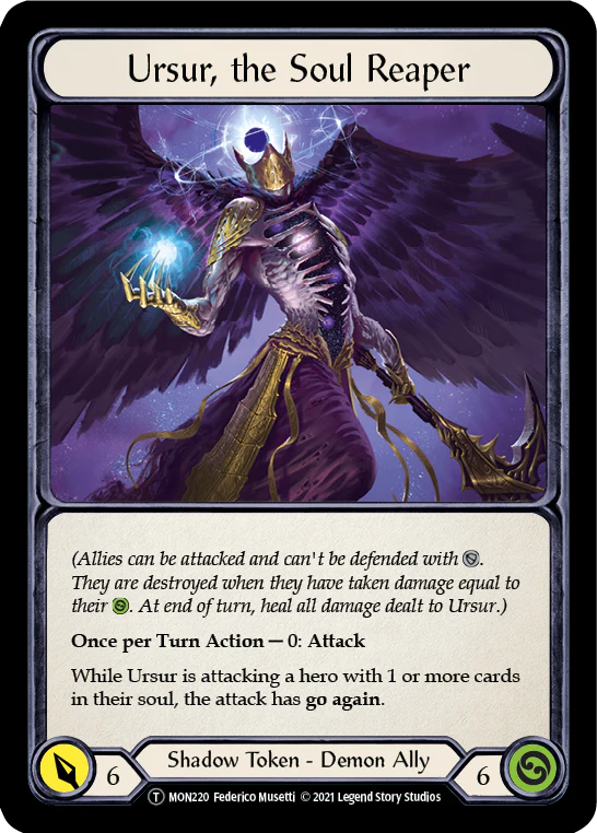 Blasmophet, the Soul Harvester // Ursur, the Soul Reaper [U-MON219 // U-MON220] (Monarch Unlimited)  Unlimited Normal - Image 2