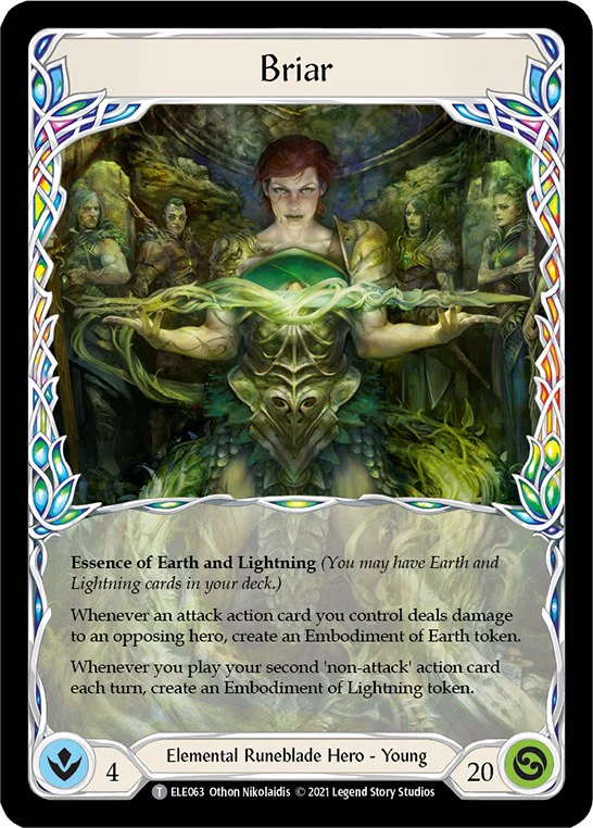 Briar, Warden of Thorns // Briar [ELE062 // ELE063] (Tales of Aria Unlimited) - Image 2