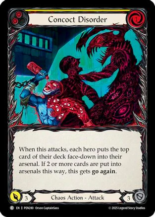 Concoct Disorder (Yellow) (PEN280) - Compendium of Rathe Rainbow Foil