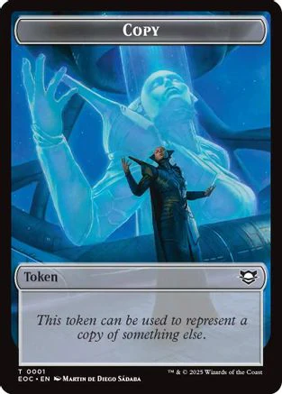 Copy // Golem (0012) Double-Sided Token [Edge of Eternities Commander Tokens] - Image 3