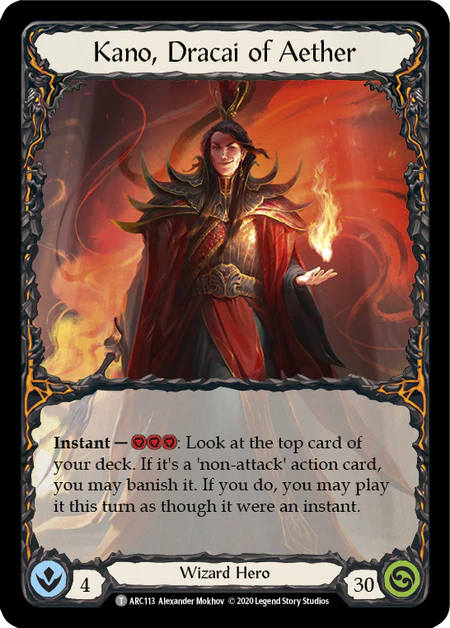 Death Dealer // Kano, Dracai of Aether [U-ARC040 // U-ARC113] (Arcane Rising Unlimited)  Unlimited Normal - Image 2