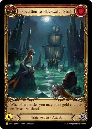 Expedition to Blackwater Strait (Treasure) [SEA156] (High Seas)  Cold Foil