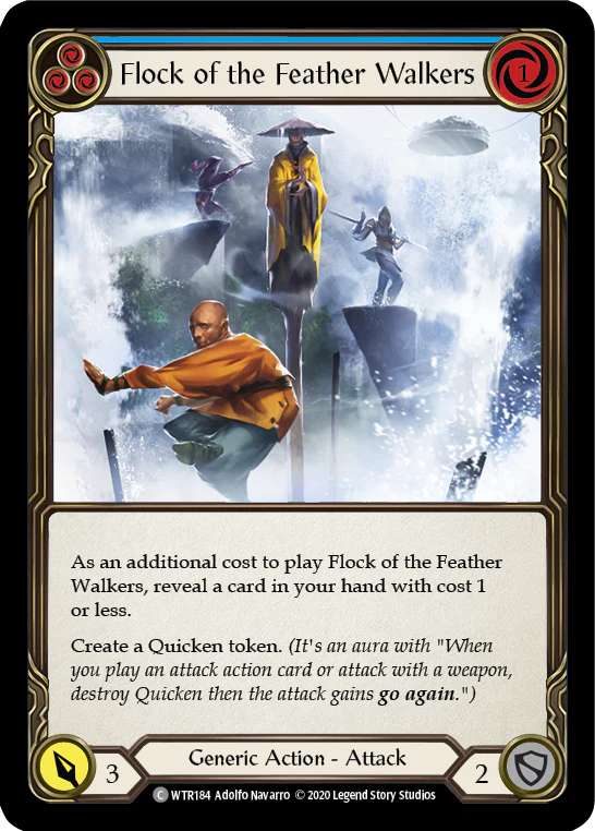 Flock of the Feather Walkers (Blue) [U-WTR184] (Welcome to Rathe Unlimited)  Unlimited Normal - Image 2