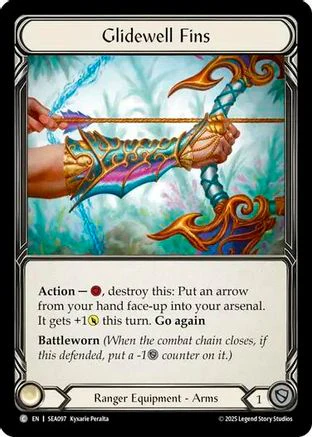 Glidewell Fins (Treasure) [SEA097] (High Seas)  Cold Foil