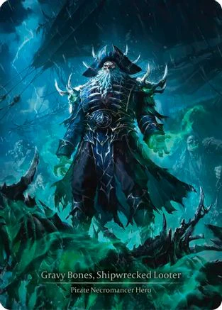 Gravy Bones, Shipwrecked Looter (Marvel) [SEA043] (High Seas)  Cold Foil - Image 3
