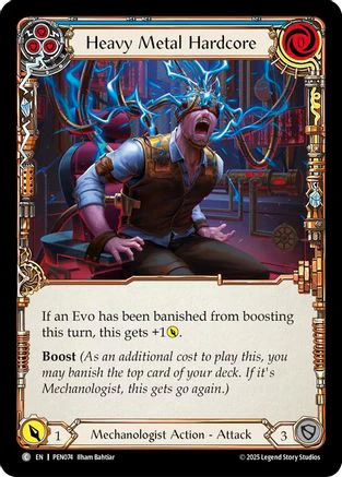 Heavy Metal Hardcore (Blue) (PEN074) - Compendium of Rathe Rainbow Foil