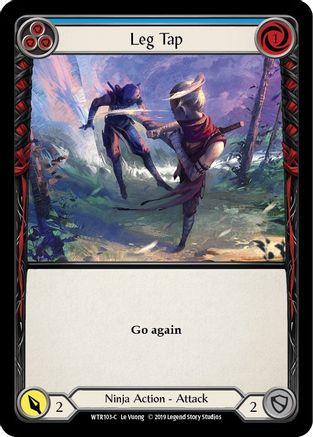 Leg Tap (Blue) [U-WTR103] (Welcome to Rathe Unlimited)  Unlimited Rainbow Foil - Image 3