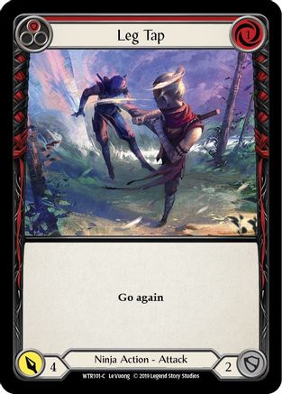 Leg Tap (Red) [U-WTR101] (Welcome to Rathe Unlimited)  Unlimited Rainbow Foil - Image 4