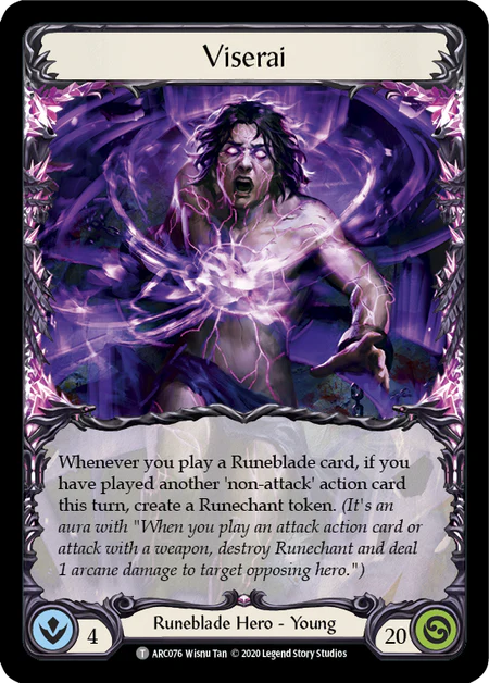 Nebula Blade // Viserai [U-ARC077 // U-ARC076] (Arcane Rising Unlimited) - Image 2
