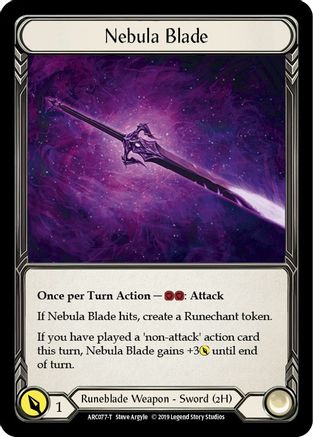 Nebula Blade // Viserai [U-ARC077 // U-ARC076] (Arcane Rising Unlimited) - Image 3