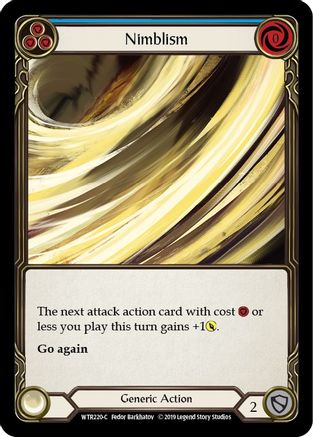 Nimblism (Blue) [U-WTR220] (Welcome to Rathe Unlimited)  Unlimited Rainbow Foil - Image 3