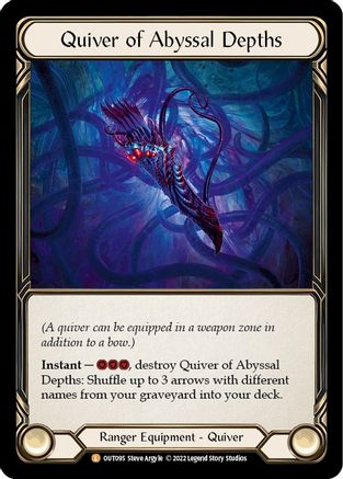 Quiver of Abyssal Depths [OUT095] (Outsiders)  Cold Foil - Image 3