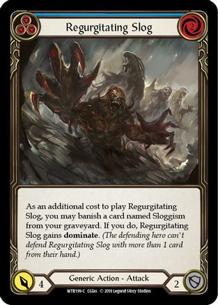 Regurgitating Slog (Blue) [U-WTR199] (Welcome to Rathe Unlimited)  Unlimited Rainbow Foil - Image 3