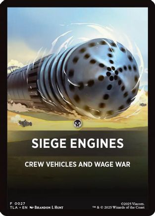 Siege Engines Theme Card [Avatar: The Last Airbender Tokens]