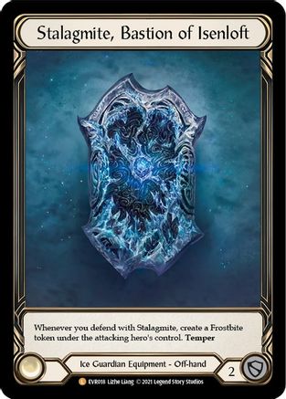 Stalagmite, Bastion of Isenloft [EVR018] (Everfest)  1st Edition Cold Foil - Image 3