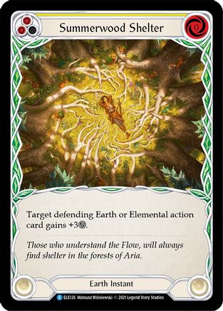 Summerwood Shelter (Yellow) [ELE126] (Tales of Aria)  1st Edition Normal