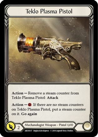 Teklo Plasma Pistol // Viserai, Rune Blood [ARC003 // ARC075] (Arcane Rising) - Image 3