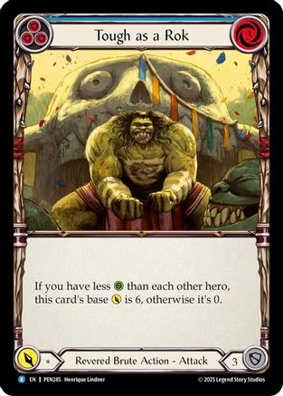 Tough As A Rok (Blue) (PEN285) - Compendium of Rathe Rainbow Foil